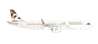 Herpa 538473 - 1:500 - Etihad Airways Airbus A321neo Etihad 20th Anniversary